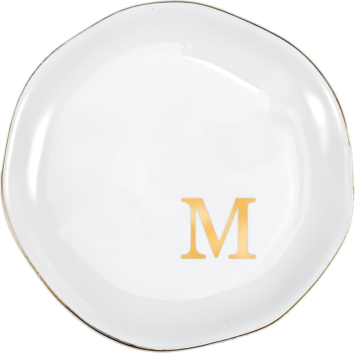 ProCase Ceramic Initial Trinket Dish