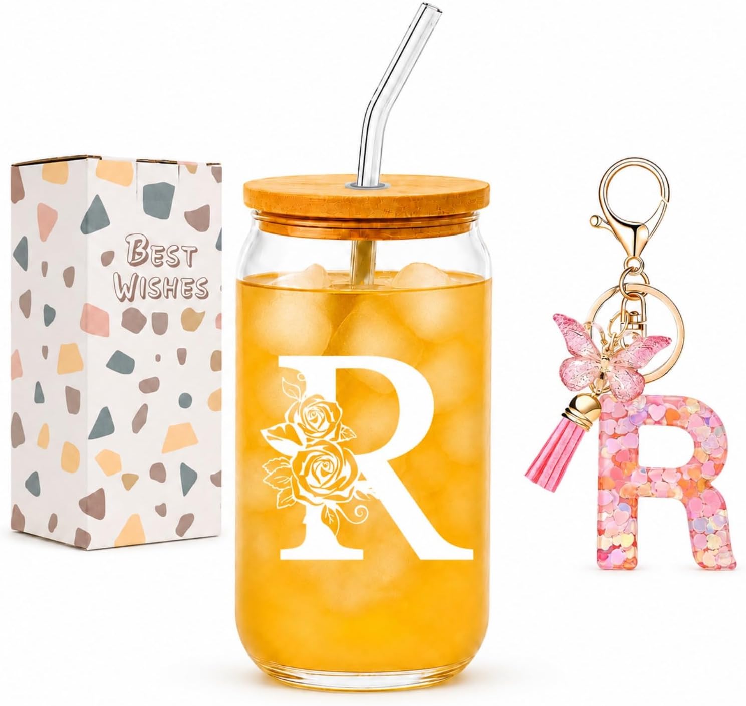 DAMCONME Personalised Initial Gift Set