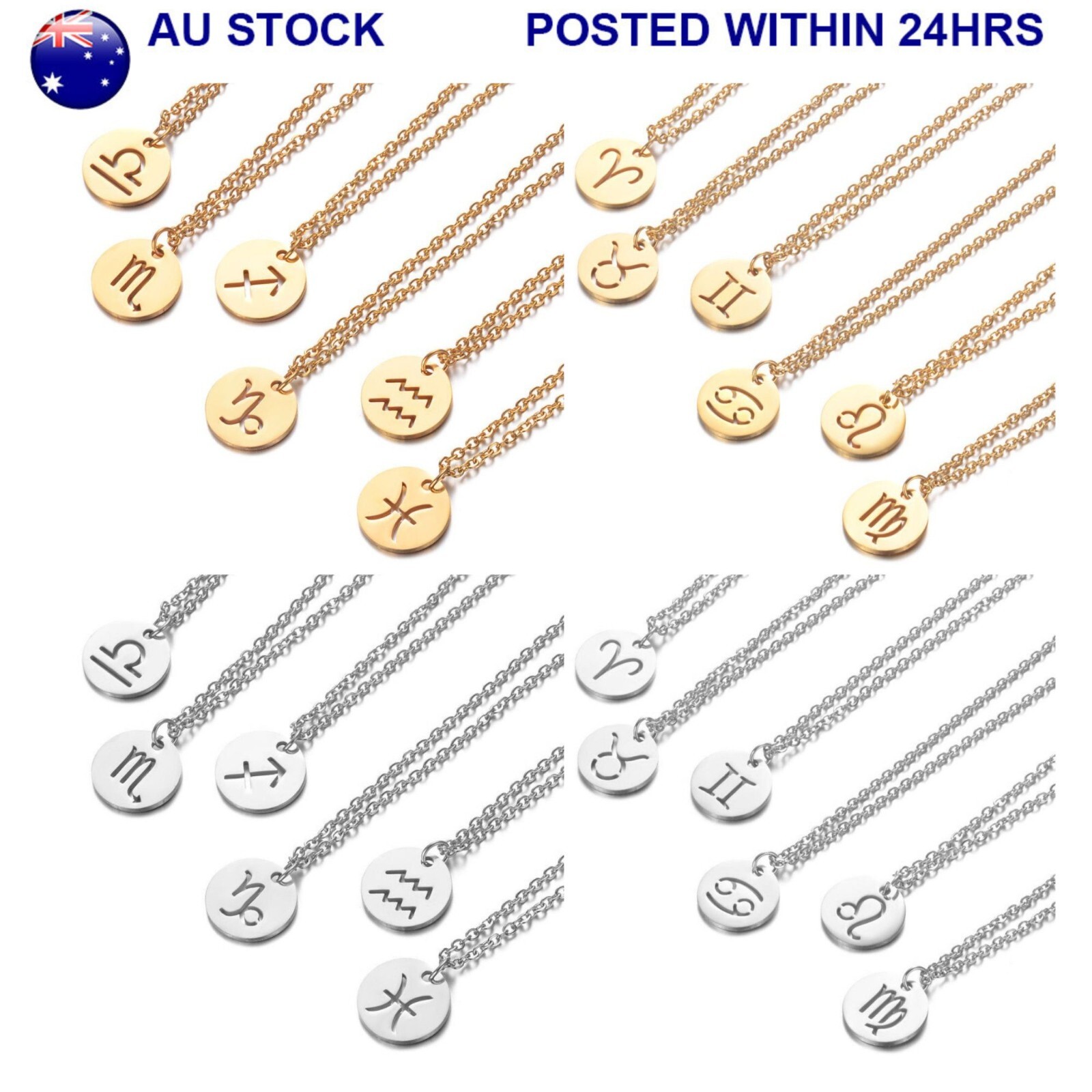 Zodiac Star Sign Pendant