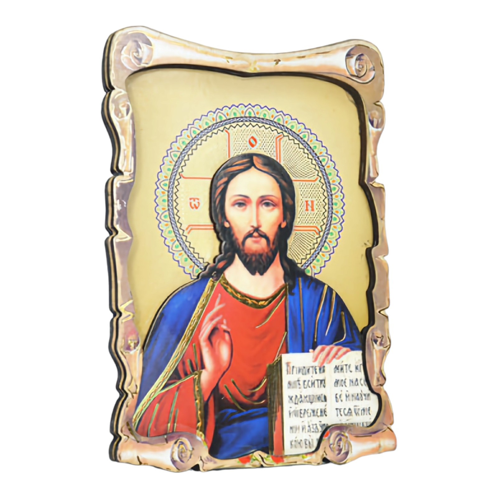 Jesus Christ 3D Wooden Icon Plaque